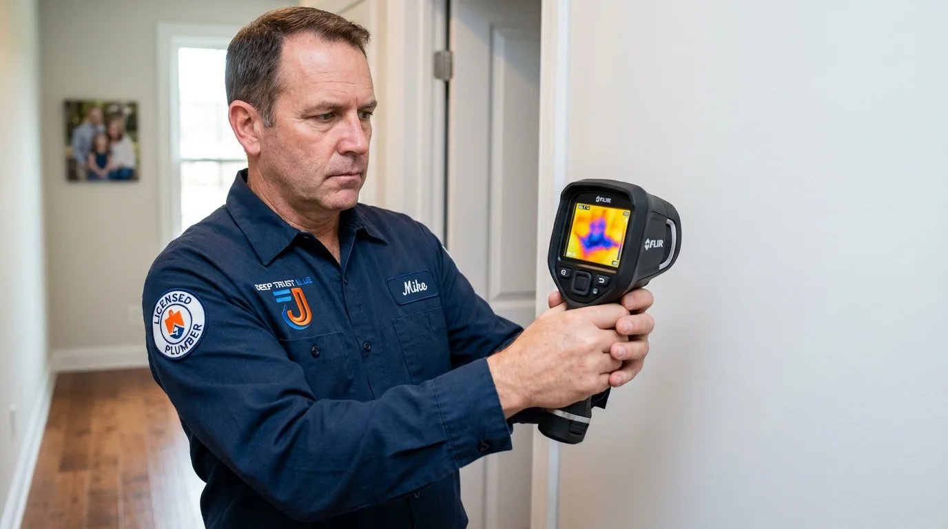 Thermal imaging leak detection by Johns Plumbing LLC in Winter Haven